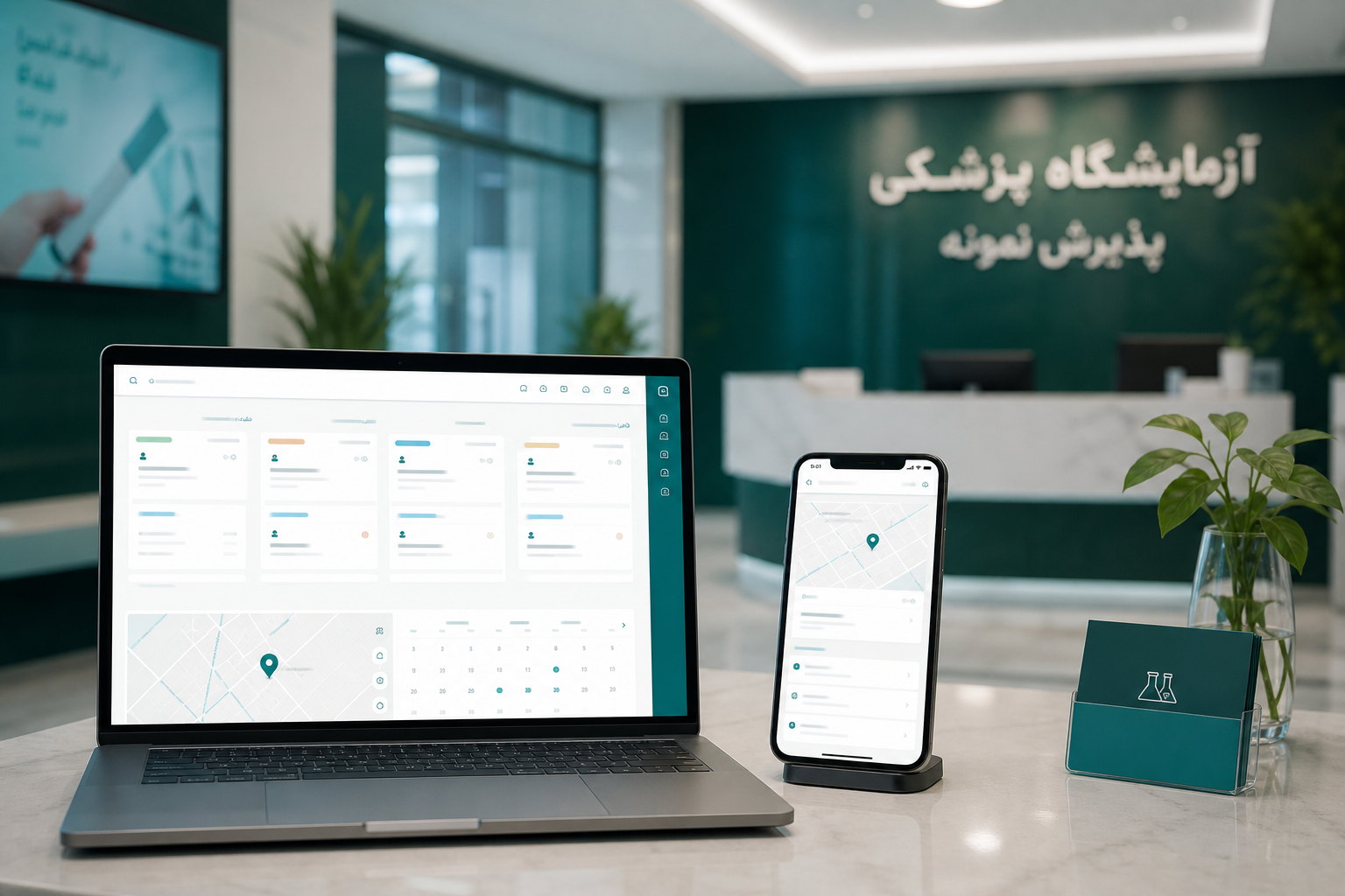 نمای محصول MedLab CRM